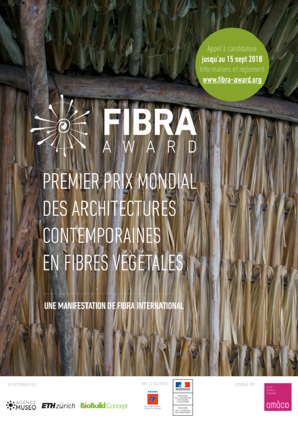 FIBRA Award : premier Prix mondial des architectures contemporaines en fibres végétales